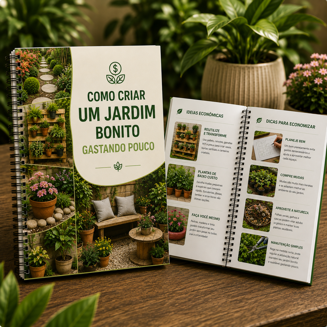 Como Criar um Jardim Bonito Gastando Pouco